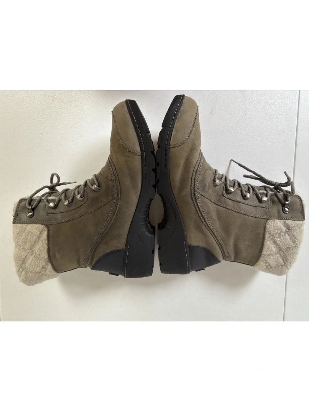 Sorel Women's Whistler Grey Lined Winter Snow Boots Waterproof Size 12